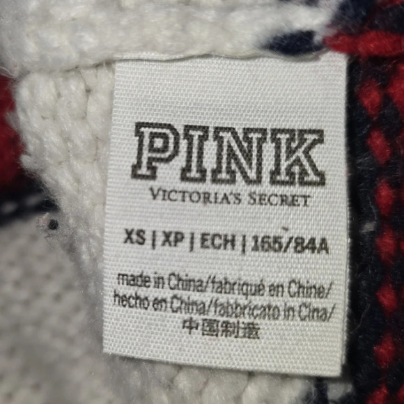 Victoria's Secret PINK Oversized Boyfriend Knit Pullover Sweater - Picture 4 of 12